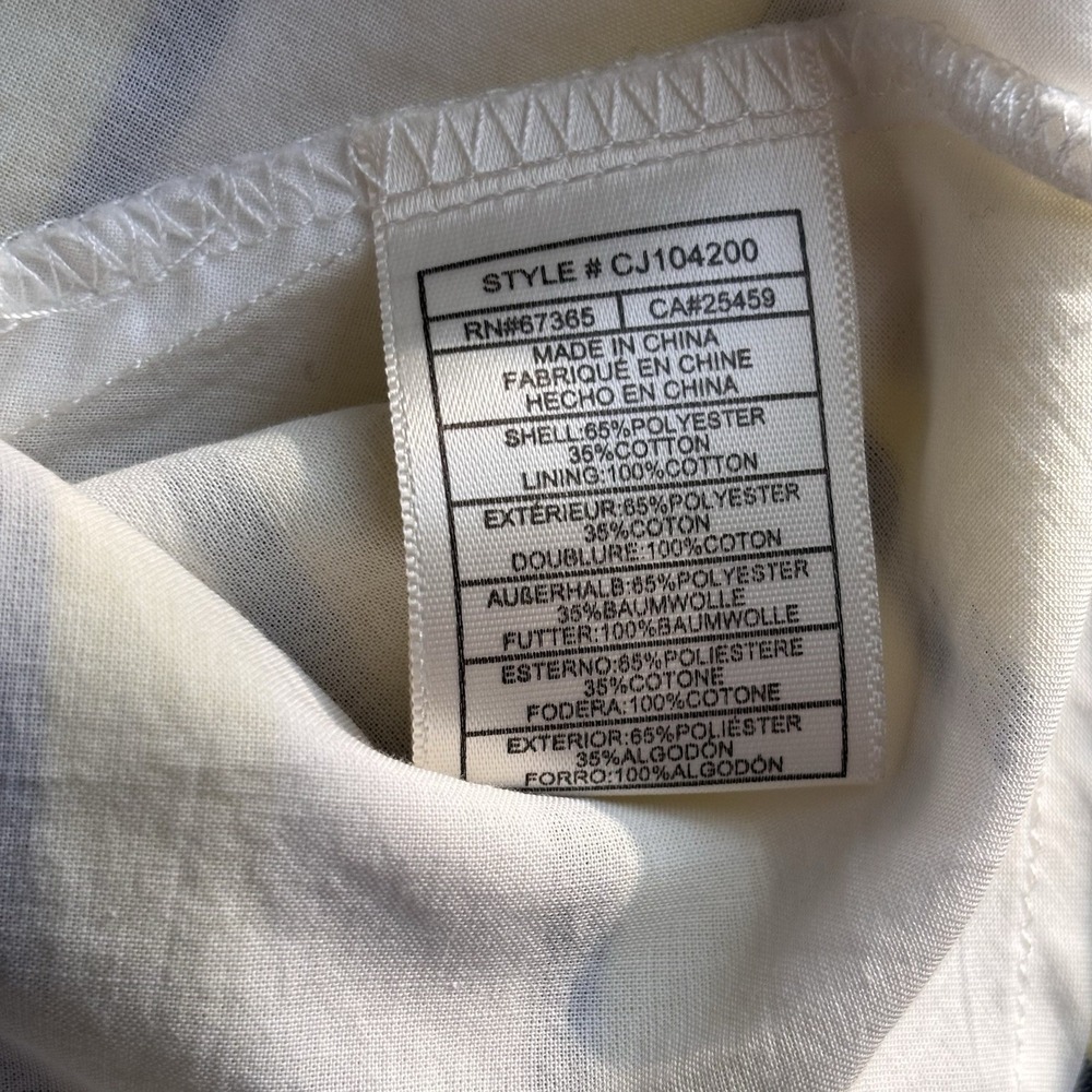 cupcakes and cashmere Women's Kerria Babydoll Top Size XS Yellow Stripe Coastal - Picture 6 of 10